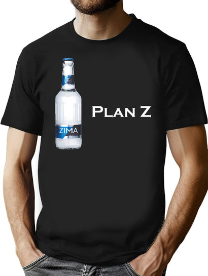 Zima T-Shirt for Men & Women, T-Shirts Graphic Tee - Black
