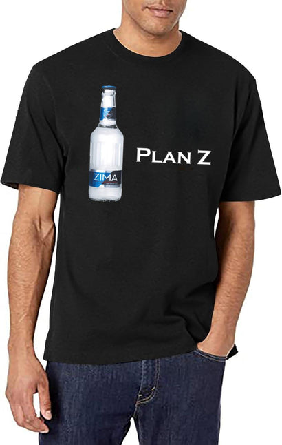 Zima T-Shirt for Men & Women, T-Shirts Graphic Tee - Black