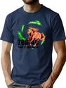 Zodiac Horse Bootleg Graphic T-Shirt - Navy