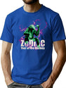 Zodiac Monkey Bootleg Graphic T-Shirt - Blue