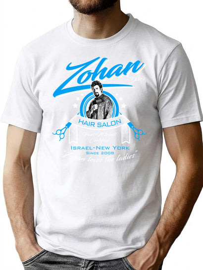 Zohan Hair Salon T-Shirt for Men & Women, T-Shirts Graphic Tee - Black