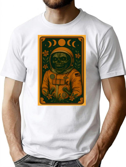 Zombie Astronaut - Vintage Undead Astronaut T-Shirt for Men & Women, T-Shirts Graphic Tee - Black