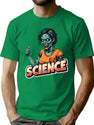 Zombie Woman - Science T-Shirt for Men & Women, T-Shirts Graphic Tee - Green