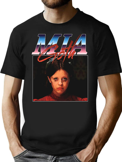 mia Goth Essential T-Shirt for Men & Women, T-Shirts Graphic Tee - Black