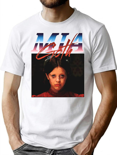 mia Goth Essential T-Shirt for Men & Women, T-Shirts Graphic Tee - Black